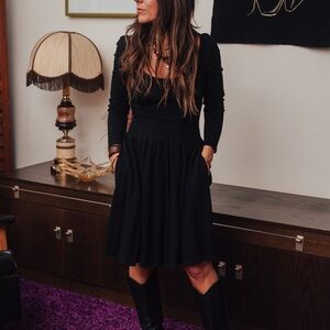 Club Monaco Black Stretch Dress